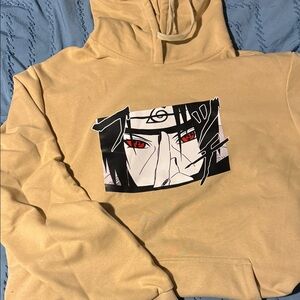 Anime Graphic Tan Hoodie